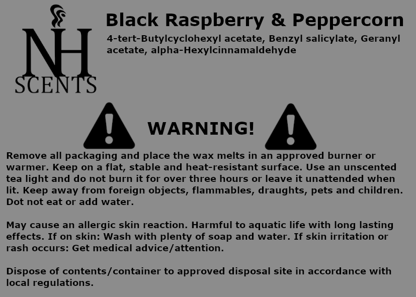 Black Raspberry & Peppercorn - Wax Melts